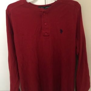 Red Polo Assn Long Sleeve Tee